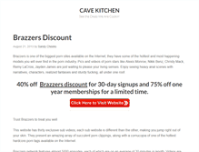 Tablet Screenshot of cavekitchen.com